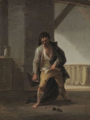 &ldquo;Borracho&rdquo;, de Leonardo Alenza y Nieto