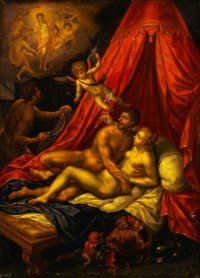 &ldquo;Marte y Venus&rdquo;, por un alumno de Hendrick de Clerck