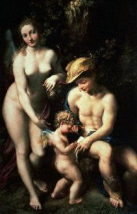 &ldquo;Venus con Mercurio y Cupido&rdquo;, por Correggio
