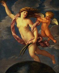 &ldquo;Fortuna con corona&rdquo;, por Guido Reni