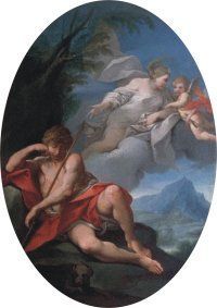 &ldquo;Diana encuentra al durmiente Endimi&oacute;n&rdquo;, por Francesco Vellani