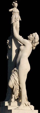 Casandra pide protecci&oacute;n a Palas Atenea (1877), por Aim&eacute; Millet