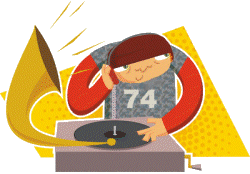 Oye las canciones con cuidado y anota las palabras que no entiendas