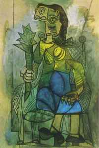 Muchacha con una alcachofa, Pablo Picasso (1935)
