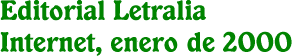 Editorial Letralia