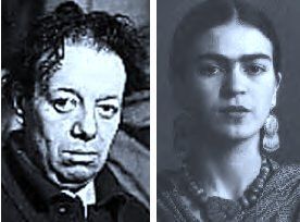 Diego Rivera y Frida Kahlo