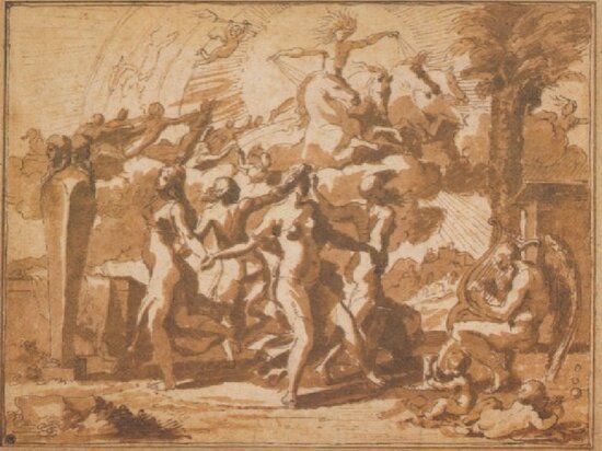 Boceto para Danza al son de la m&uacute;sica del Tiempo