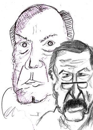 Günter Grass y Eduardo Galeano