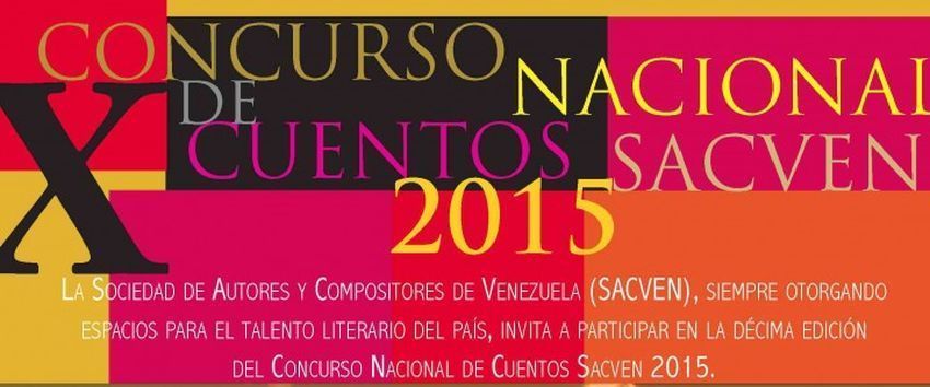 X Concurso Nacional de Cuentos Sacven 2015