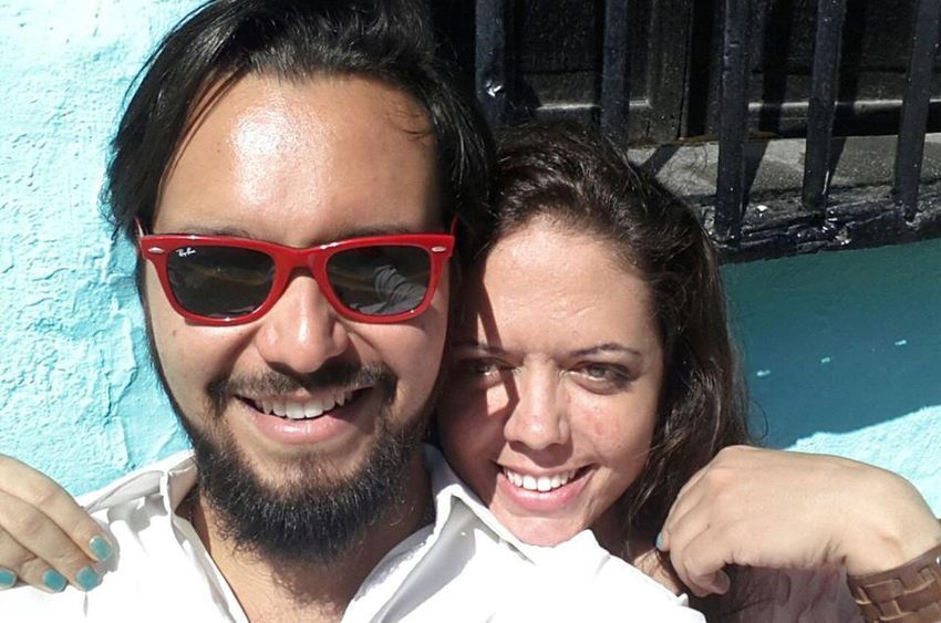 Gabriela Rosas y Zakarías Zafra, juntos en San Valentín.