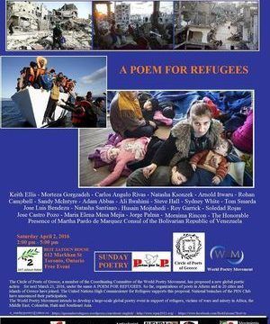 “A Poem for Refugees” (“Un poema para los refugiados”)