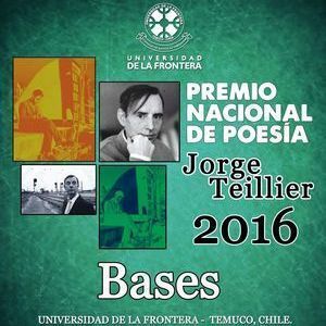 Premio Nacional de Poesía Jorge Teillier 2016