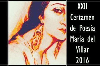 XXII Certamen de Poesía María del Villar 2016