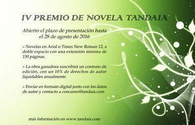 IV Premio de Novela Tandaia