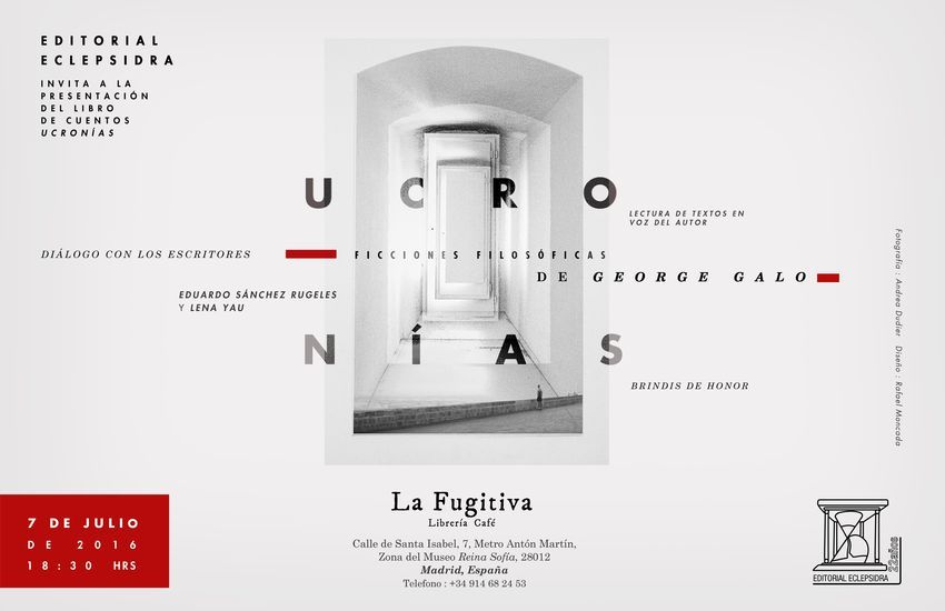 El venezolano George Galo presenta en Madrid su libro “Ucronías”