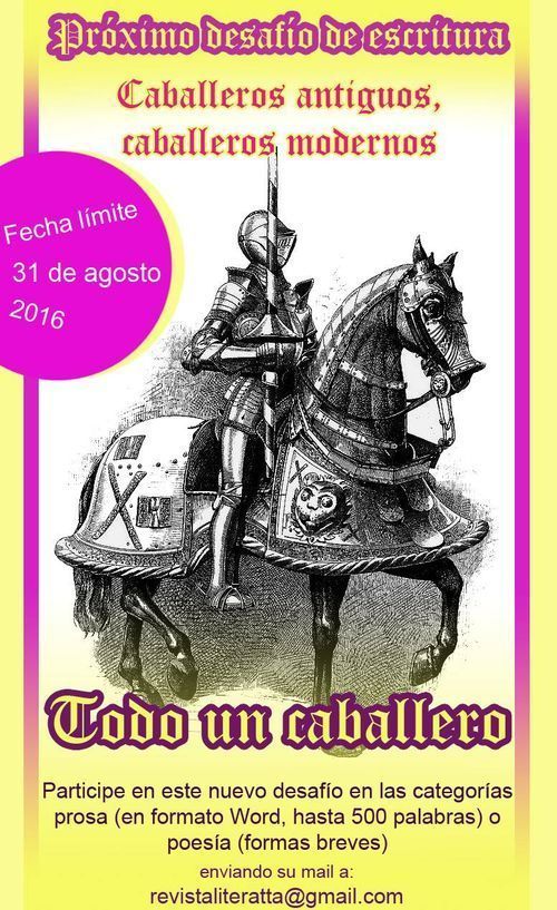 Revista “Litterata”: caballeros antiguos, caballeros modernos