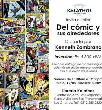Taller “Del cómic y sus alrededores”, por Kenneth Zambrano