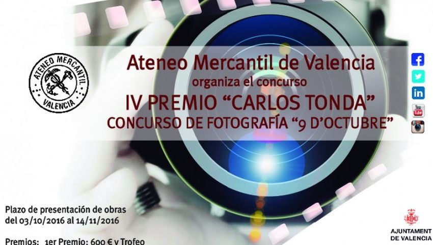IV Premio “Carlos Tonda”, Concurso de Fotografía “9 de Octubre”