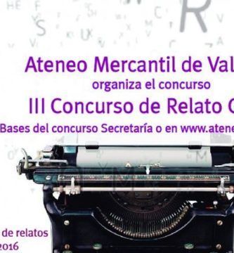 Concurso de Relato Corto “Ateneo Mercantil de Valencia”