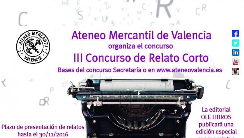 Concurso de Relato Corto “Ateneo Mercantil de Valencia”