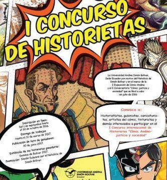 I Concurso de Historietas “Cómic Andino: justicia y sociedad”