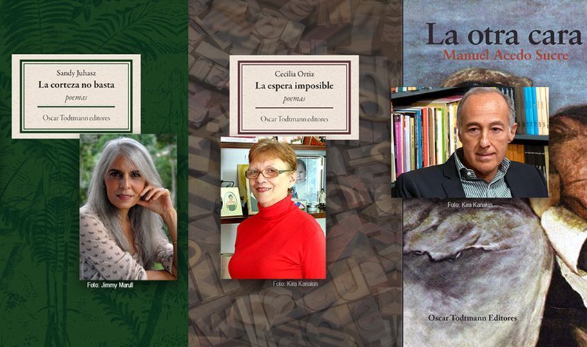 “La corteza no basta”, de Sandy Juhasz; “La espera imposible”, de Cecilia Ortiz, y “La otra cara”, de Manuel Acedo Sucre