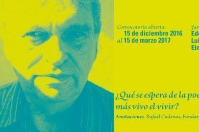 II Concurso Nacional de Poesía Joven Rafael Cadenas