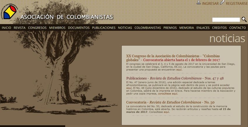 XX Congreso de la Asociación de Colombianistas: Colombias globales