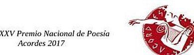XXV Premio Nacional de Poesía Acordes 2017
