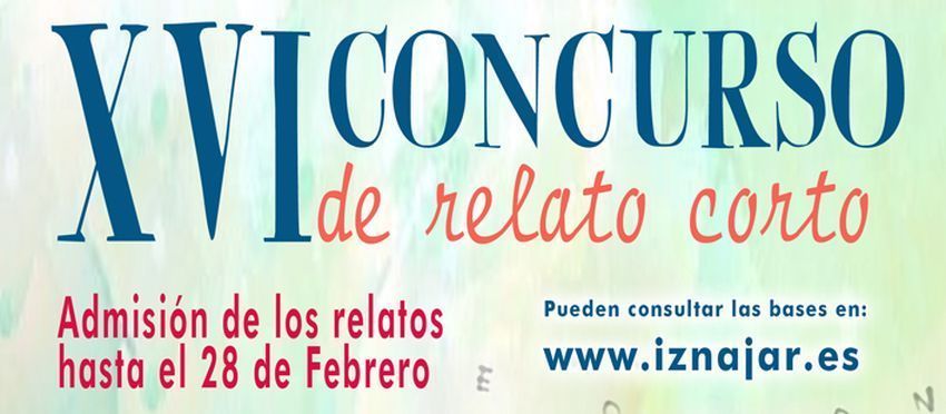 XVI Concurso de Relato Corto de Iznájar