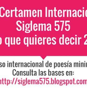Tercer Certamen Internacional de Siglema 575 “Di lo que quieres decir” 2017