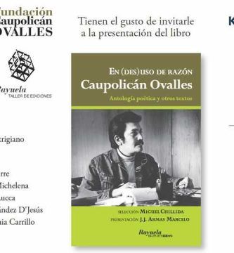 “En (des)uso de razón”, antología de textos de Caupolicán Ovalles
