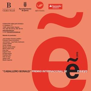 Premio Internacional de Ensayo “Caballero Bonald” 2016