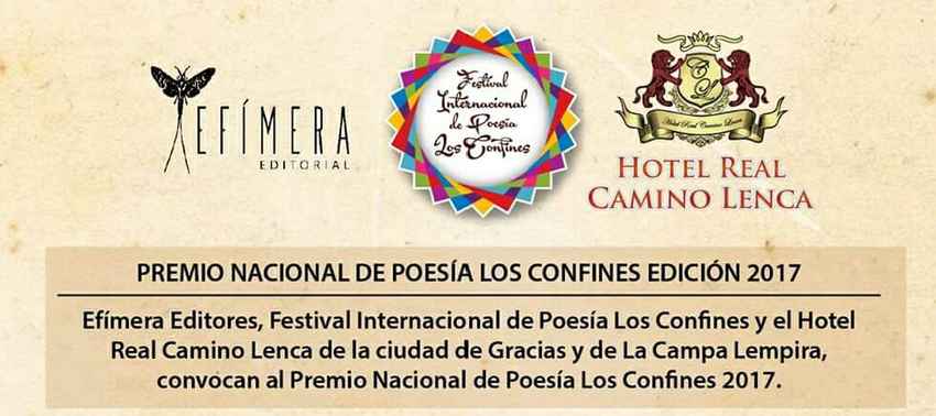 Premio Nacional de Poesía de los Confines edición 2017
