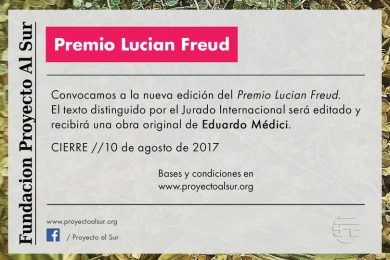Premio Lucian Freud: Psicoanálisis/Cultura 2017
