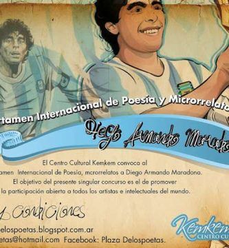 I Certamen Internacional de Poesía y Microrrelatos a Diego Armando Maradona