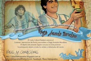 I Certamen Internacional de Poesía y Microrrelatos a Diego Armando Maradona