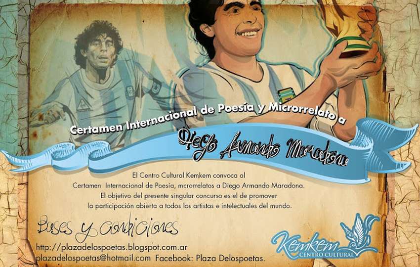 I Certamen Internacional de Poesía y Microrrelatos a Diego Armando Maradona