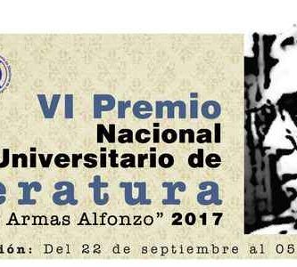 VI Premio Nacional Universitario de Literatura “Alfredo Armas Alfonzo” 2017