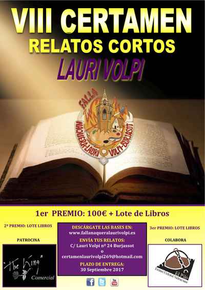 VIII Certamen de Relatos Cortos “Lauri Volpi”