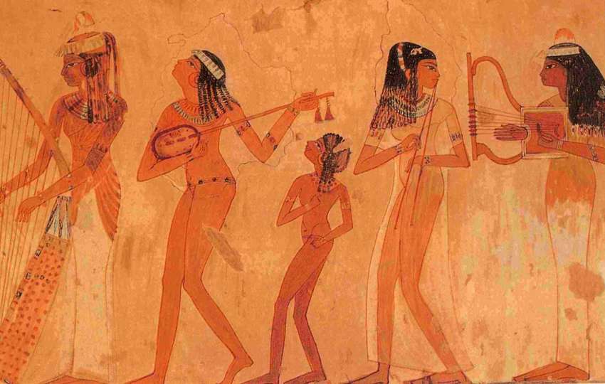 Representación de la danza en el antiguo Egipto