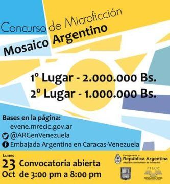 Concurso de Microficción “Mosaico Argentino” - Filuc 2017
