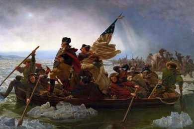 “Washington cruzando el Delaware” (1851), de Emanuel Gottlieb Leutze