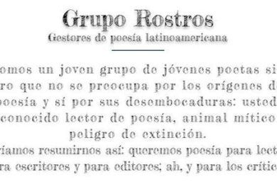 I Premio de Poesía “Rostros” para autores con varios rostros