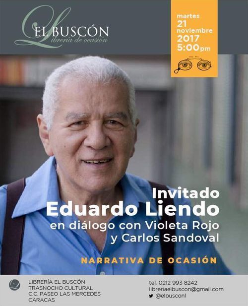 Eduardo Liendo en “Narrativa de ocasión”