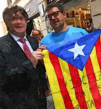 Puigdemont en Cataluña