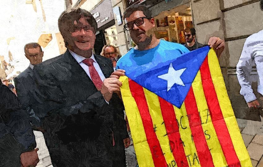Puigdemont en Cataluña