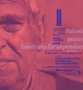 III Concurso Nacional de Poesía Joven Rafael Cadenas