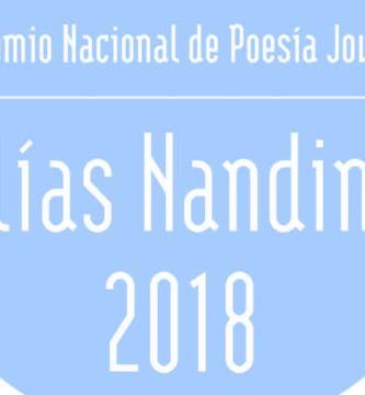 Premio Nacional de Poesía Joven “Elías Nandino” 2018