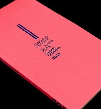 “II Concurso Nacional de Poesía Joven Rafael Cadenas”. Diseño de Juan Fernando Mercerón con la asistencia de Giorelis Niño
